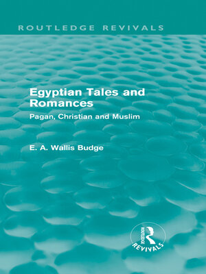 cover image of Egyptian Tales and Romances (Routledge Revivals)